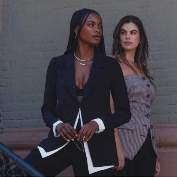 Favorite Daughter Kelly Blazer Jacket Small Black - Picture 4 of 16